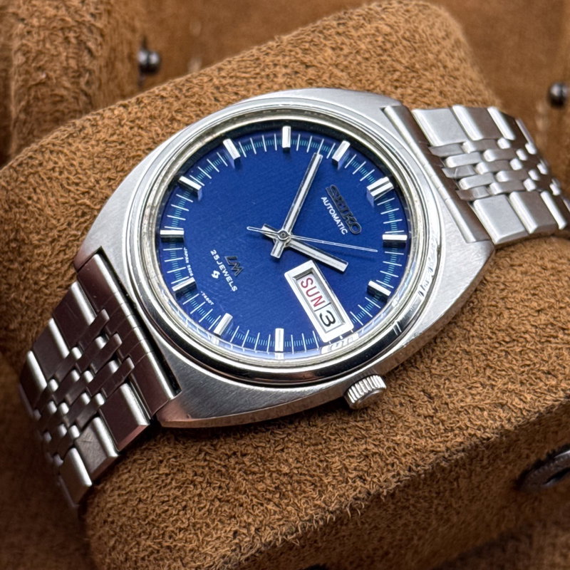 Seiko Seiko - Lord Matic "Blue Sunburst" 煌玉 (Kōgyoku) – Radiant Gem - No reserve price - 5606-7140 - Men - 1971 vintage watch - image 11