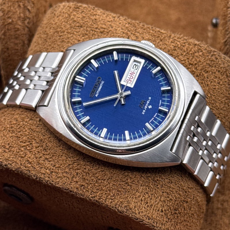 Seiko Seiko - Lord Matic "Blue Sunburst" 煌玉 (Kōgyoku) – Radiant Gem - No reserve price - 5606-7140 - Men - 1971 vintage watch - image 13