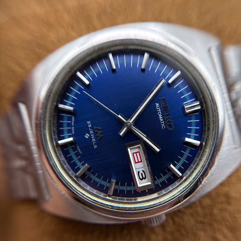 Seiko Seiko - Lord Matic "Blue Sunburst" 煌玉 (Kōgyoku) – Radiant Gem - No reserve price - 5606-7140 - Men - 1971 vintage watch - image 14
