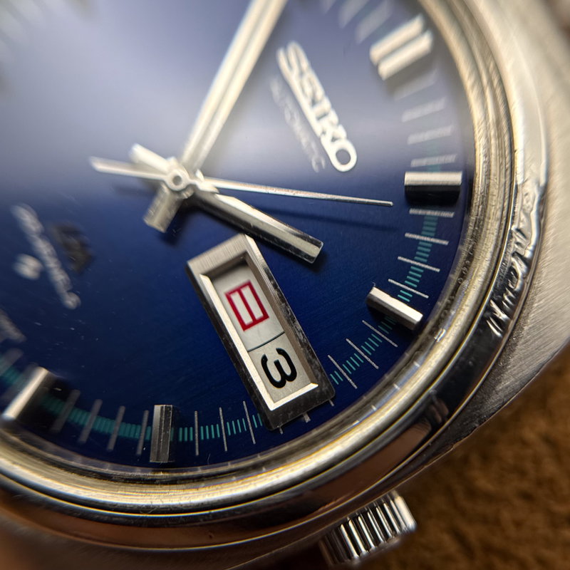 Seiko Seiko - Lord Matic "Blue Sunburst" 煌玉 (Kōgyoku) – Radiant Gem - No reserve price - 5606-7140 - Men - 1971 vintage watch - image 16