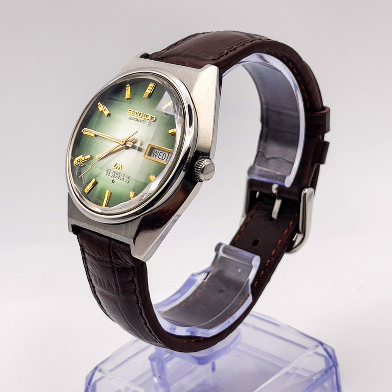 Seiko Seiko - LM "Gradient Vivid Emerald Sunburst" [Near-Mint]  崇影 – Sūei – Revered Shadow - No reserve price - 5606-7310 - Men - 1974 vintage watch - image 3
