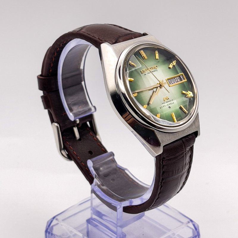 Seiko Seiko - LM "Gradient Vivid Emerald Sunburst" [Near-Mint]  崇影 – Sūei – Revered Shadow - No reserve price - 5606-7310 - Men - 1974 vintage watch - image 4