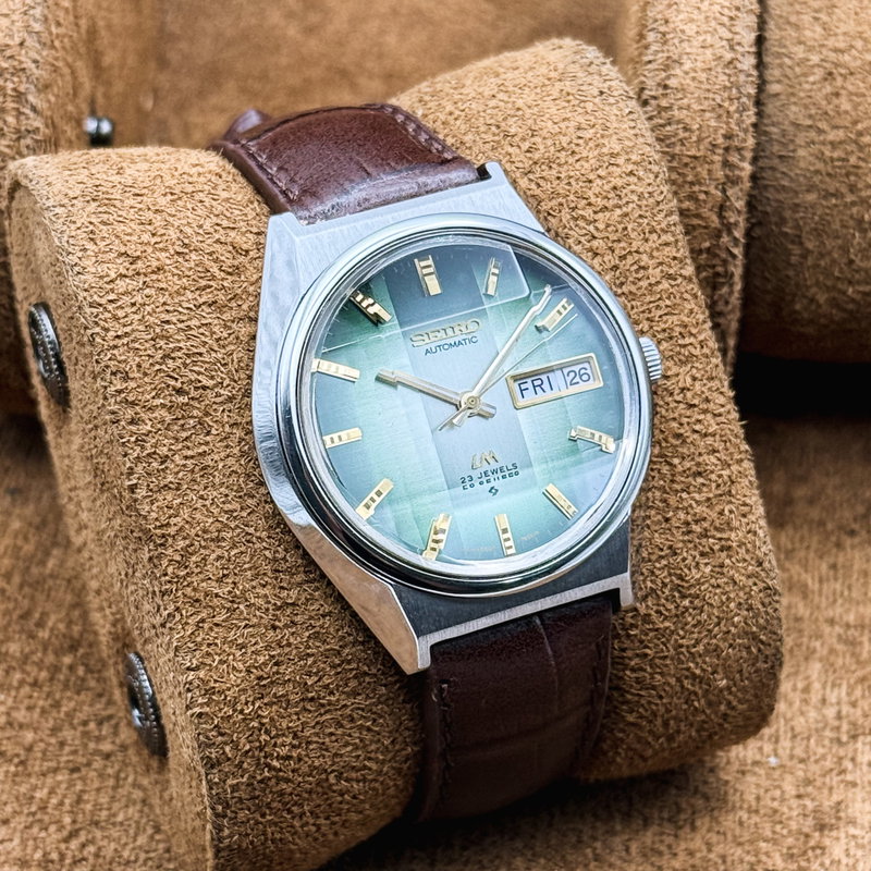 Seiko Seiko - LM "Gradient Vivid Emerald Sunburst" [Near-Mint]  崇影 – Sūei – Revered Shadow - No reserve price - 5606-7310 - Men - 1974 vintage watch - image 14