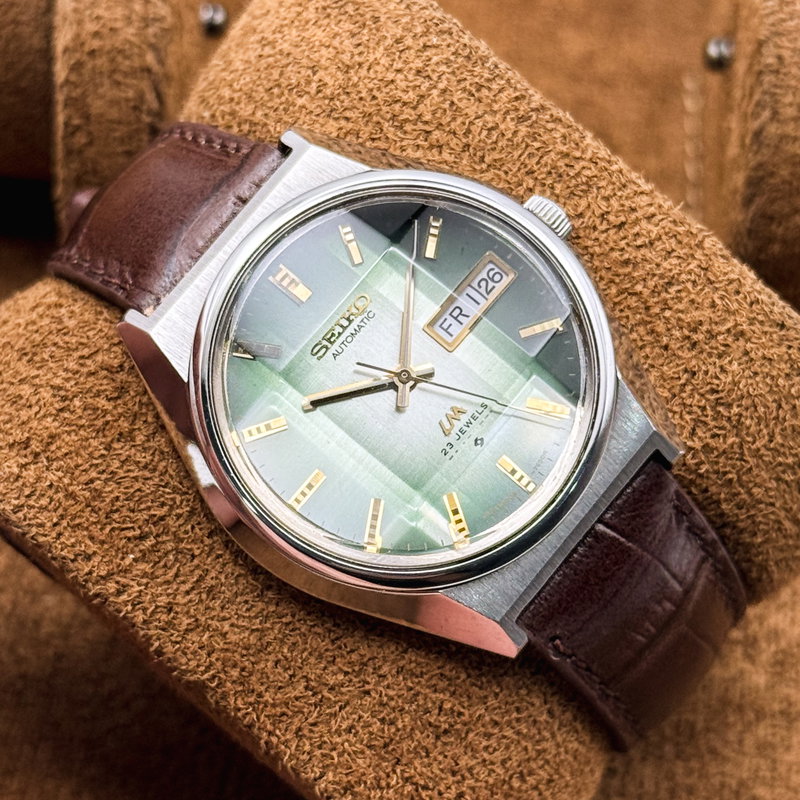 Seiko Seiko - LM "Gradient Vivid Emerald Sunburst" [Near-Mint]  崇影 – Sūei – Revered Shadow - No reserve price - 5606-7310 - Men - 1974 vintage watch - image 17