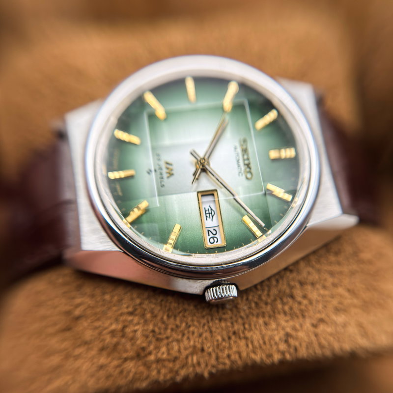 Seiko Seiko - LM "Gradient Vivid Emerald Sunburst" [Near-Mint]  崇影 – Sūei – Revered Shadow - No reserve price - 5606-7310 - Men - 1974 vintage watch - image 20