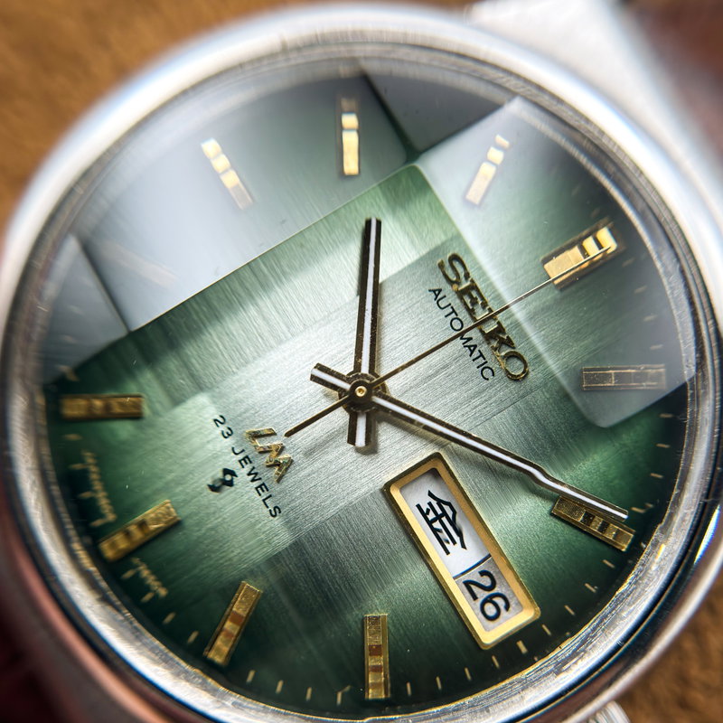 Seiko Seiko - LM "Gradient Vivid Emerald Sunburst" [Near-Mint]  崇影 – Sūei – Revered Shadow - No reserve price - 5606-7310 - Men - 1974 vintage watch - image 22