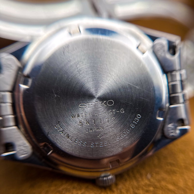 Seiko Seiko - LM "Gradient Green Sunburst" 重時 (Jūji) – Layered Time - No reserve price - 5606-8130 - Men - 1975 vintage watch - image 22