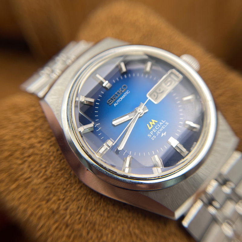 Seiko Seiko - LM Special "Gradient Deep Blue Sunburst" [Near-Mint] - 5216-6020 - Men - 1973 vintage watch - image 12