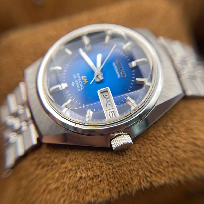 Seiko Seiko - LM Special "Gradient Deep Blue Sunburst" [Near-Mint] - 5216-6020 - Men - 1973 vintage watch - image 14