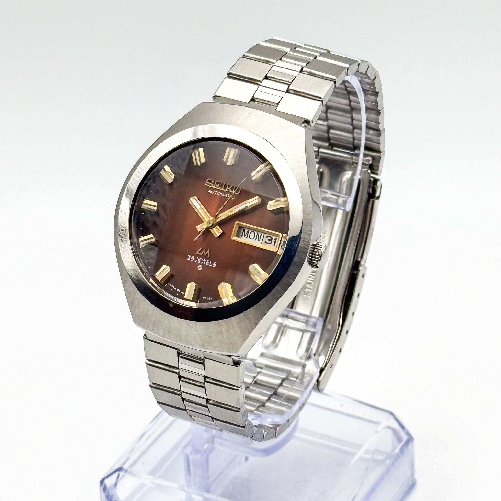 Seiko - Lord Matic "Gradient Brown Sunburst" 霊影 (Reiei) – Spirit Shadow - No reserve price - 5606-7360 - Men - 1975