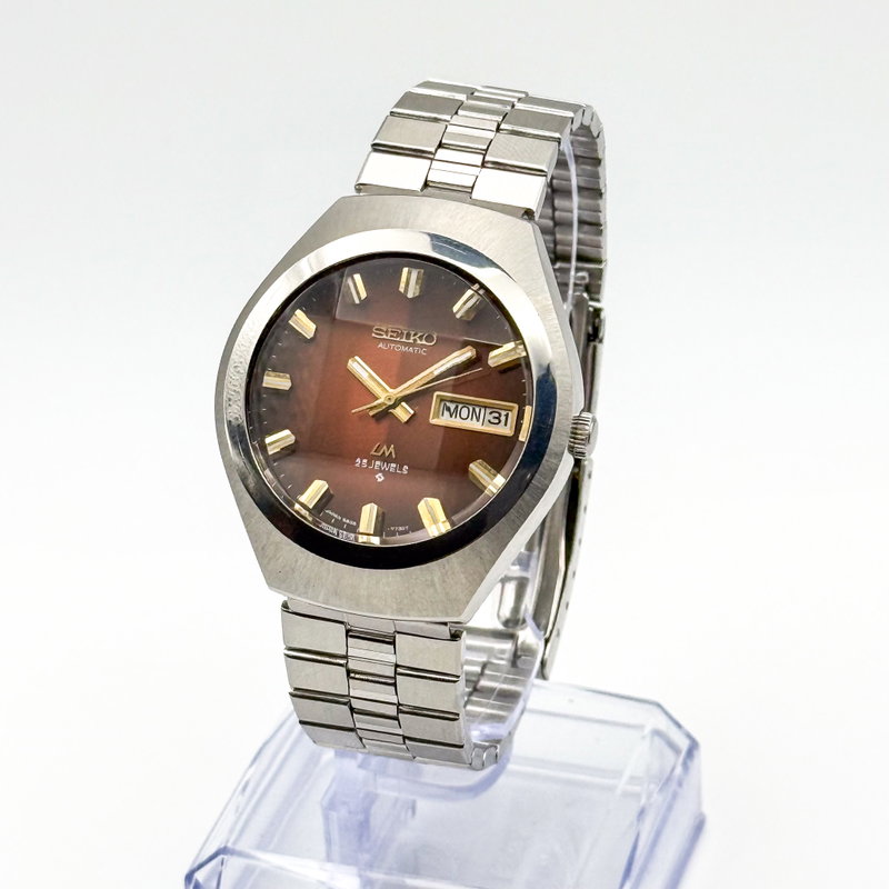 Seiko Seiko - Lord Matic "Gradient Brown Sunburst" 霊影 (Reiei) – Spirit Shadow - No reserve price - 5606-7360 - Men - 1975 vintage watch - image 9
