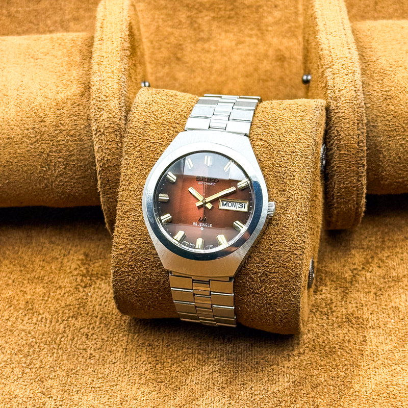 Seiko Seiko - Lord Matic "Gradient Brown Sunburst" 霊影 (Reiei) – Spirit Shadow - No reserve price - 5606-7360 - Men - 1975 vintage watch - image 18