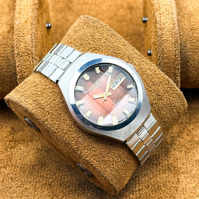 Seiko Seiko - Lord Matic "Gradient Brown Sunburst" 霊影 (Reiei) – Spirit Shadow - No reserve price - 5606-7360 - Men - 1975 vintage watch - image 21