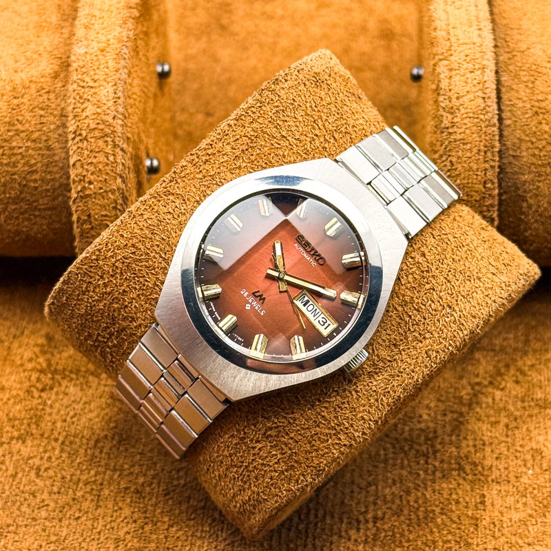 Seiko Seiko - Lord Matic "Gradient Brown Sunburst" 霊影 (Reiei) – Spirit Shadow - No reserve price - 5606-7360 - Men - 1975 vintage watch - image 22