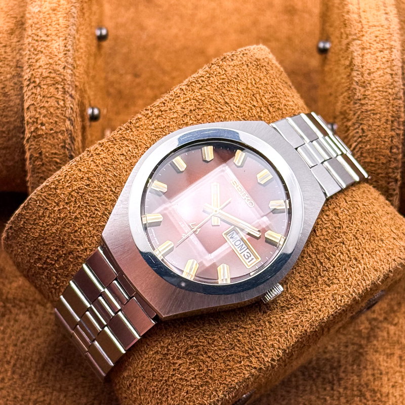 Seiko Seiko - Lord Matic "Gradient Brown Sunburst" 霊影 (Reiei) – Spirit Shadow - No reserve price - 5606-7360 - Men - 1975 vintage watch - image 24