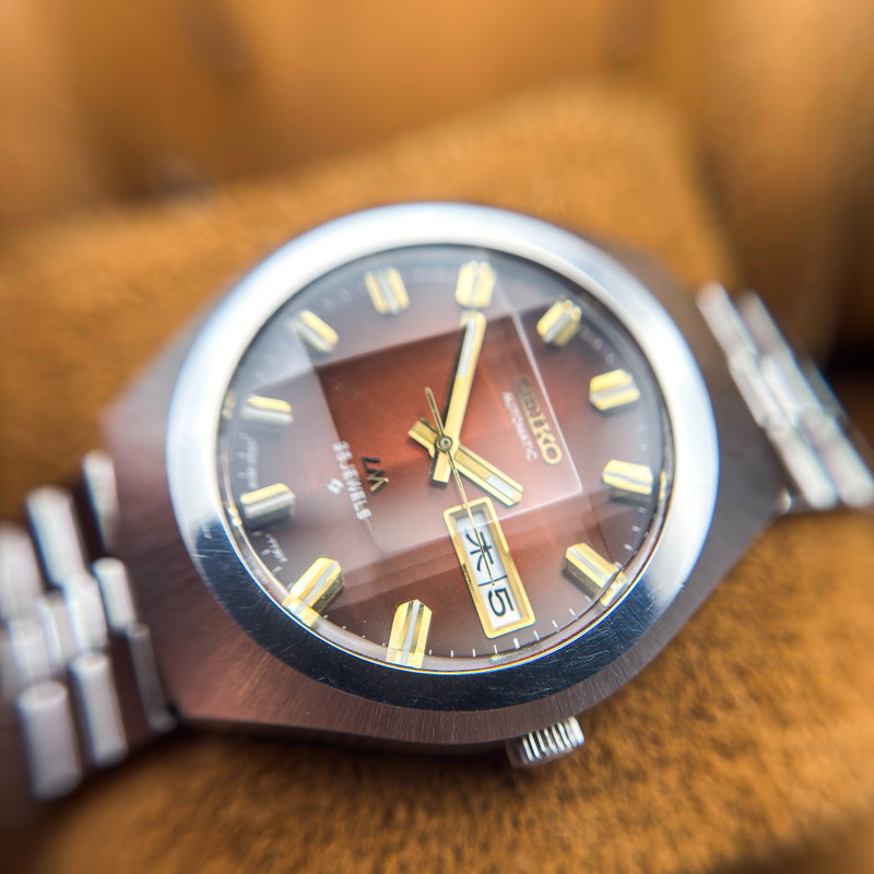 Seiko Seiko - Lord Matic "Gradient Brown Sunburst" 霊影 (Reiei) – Spirit Shadow - No reserve price - 5606-7360 - Men - 1975 vintage watch - image 28