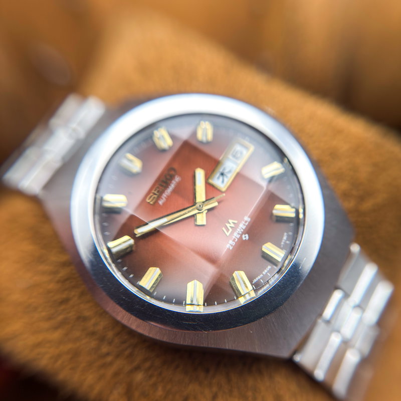 Seiko Seiko - Lord Matic "Gradient Brown Sunburst" 霊影 (Reiei) – Spirit Shadow - No reserve price - 5606-7360 - Men - 1975 vintage watch - image 30