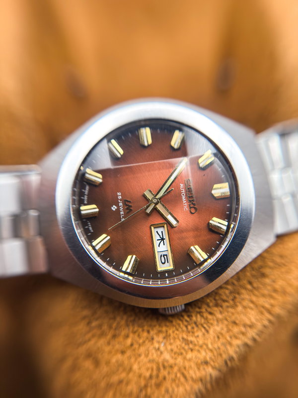 Seiko Seiko - Lord Matic "Gradient Brown Sunburst" 霊影 (Reiei) – Spirit Shadow - No reserve price - 5606-7360 - Men - 1975 vintage watch - image 34
