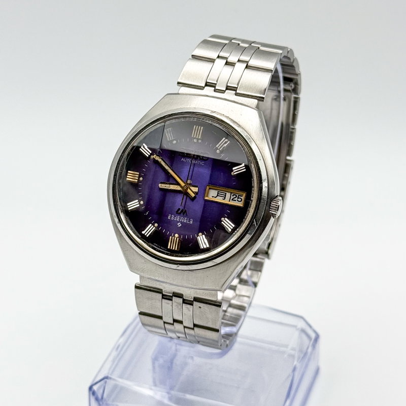 Seiko Seiko - Lord Matic "Gradient Purple Sunburst" 輝軸 – Kijiku – Axis of Light - No reserve price - 5606-7300 - Men - 1974 vintage watch - image 2