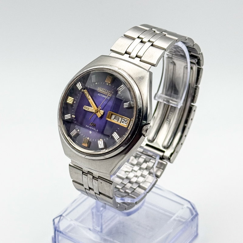 Seiko Seiko - Lord Matic "Gradient Purple Sunburst" 輝軸 – Kijiku – Axis of Light - No reserve price - 5606-7300 - Men - 1974 vintage watch - image 4