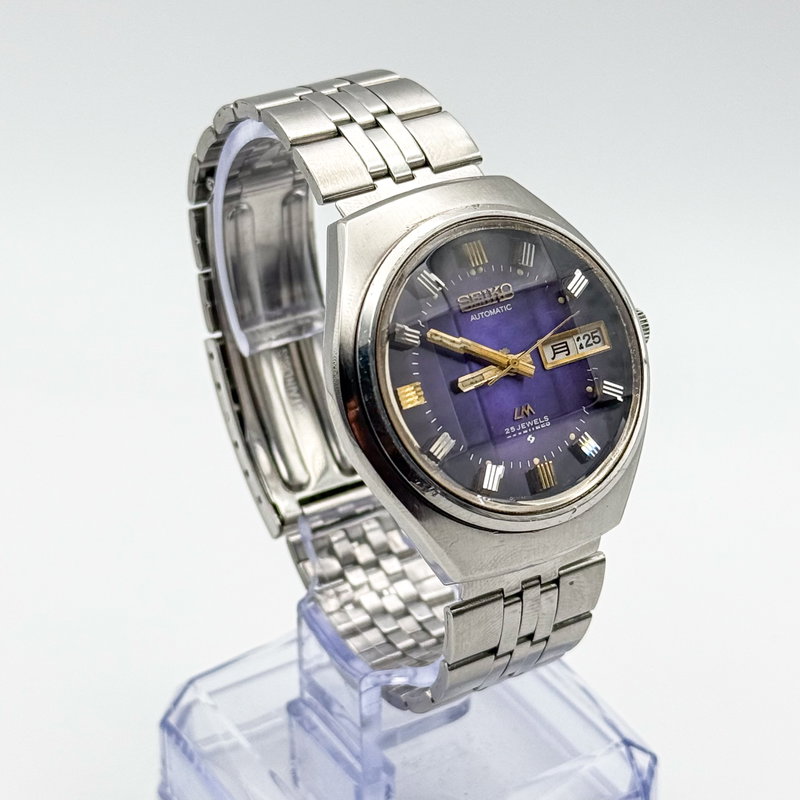Seiko Seiko - Lord Matic "Gradient Purple Sunburst" 輝軸 – Kijiku – Axis of Light - No reserve price - 5606-7300 - Men - 1974 vintage watch - image 21