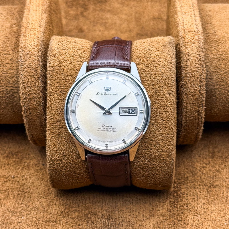 Seiko Seiko - Sportsmatic Deluxe 寂点 (Jakuten) – Point of Silence - No reserve price - 7606-7982 - Men - 1965 vintage watch - image 6