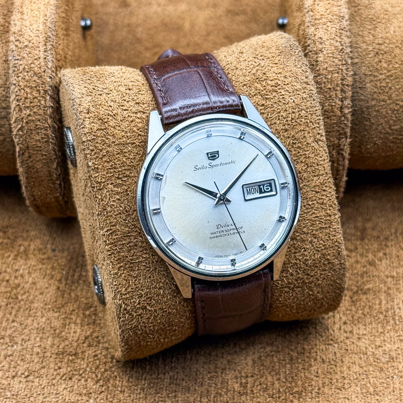 Seiko Seiko - Sportsmatic Deluxe 寂点 (Jakuten) – Point of Silence - No reserve price - 7606-7982 - Men - 1965 vintage watch - image 10