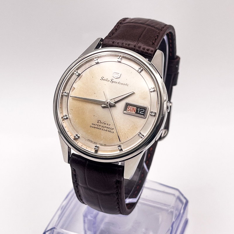 Seiko Seiko - Sportsmatic Deluxe 寂点 (Jakuten) – Point of Silence - No reserve price - 7606-7982 - Men - 1965 vintage watch - image 2