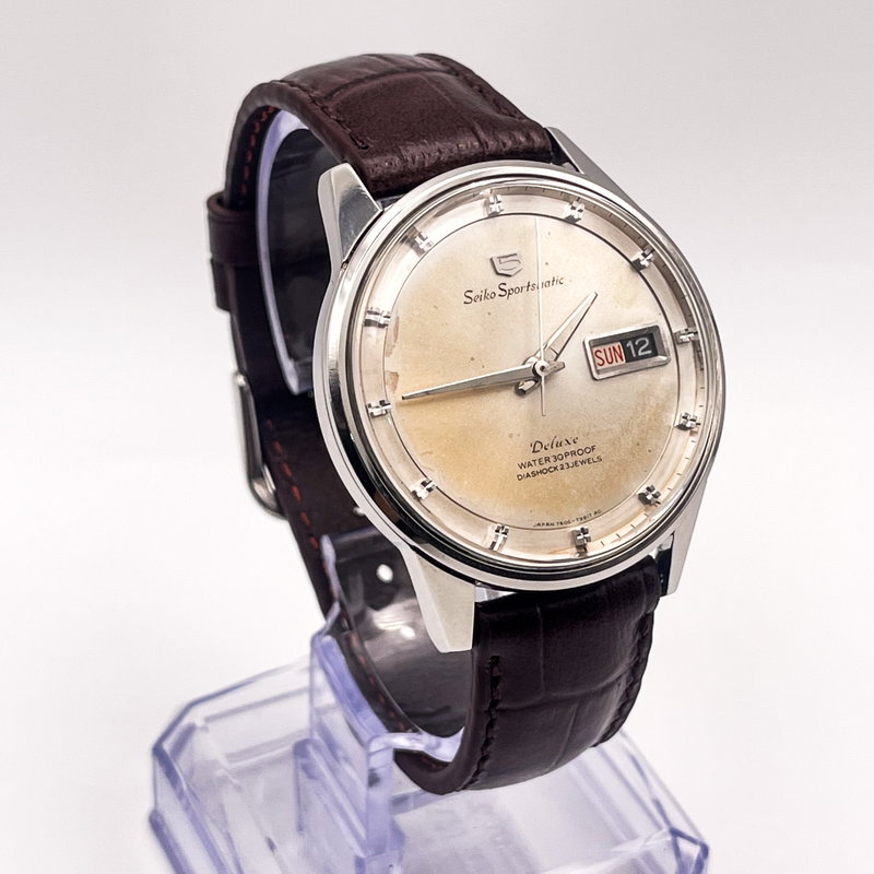 Seiko Seiko - Sportsmatic Deluxe 寂点 (Jakuten) – Point of Silence - No reserve price - 7606-7982 - Men - 1965 vintage watch - image 5