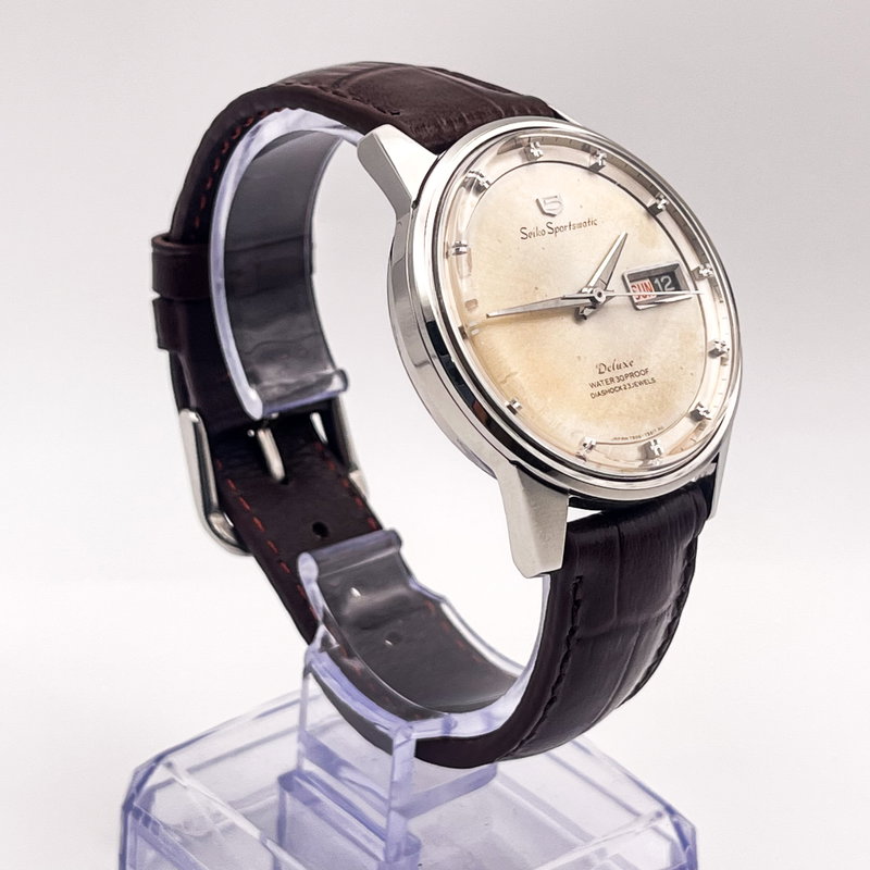 Seiko Seiko - Sportsmatic Deluxe 寂点 (Jakuten) – Point of Silence - No reserve price - 7606-7982 - Men - 1965 vintage watch - image 22