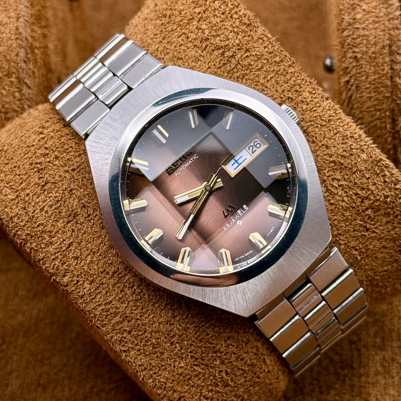 Seiko Seiko - LM "Gradient Brown Sunburst" ["Near-Mint"] "Serviced" - No Reserve Price - 5606-7360 - Men - 1974 vintage watch - image 16