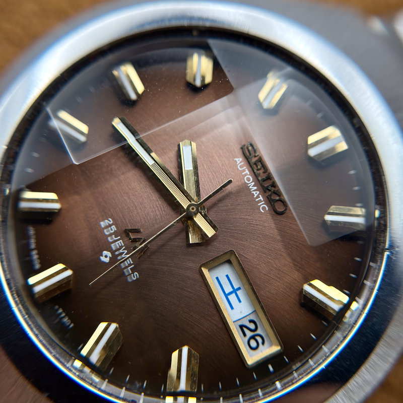 Seiko Seiko - LM "Gradient Brown Sunburst" ["Near-Mint"] "Serviced" - No Reserve Price - 5606-7360 - Men - 1974 vintage watch - image 21