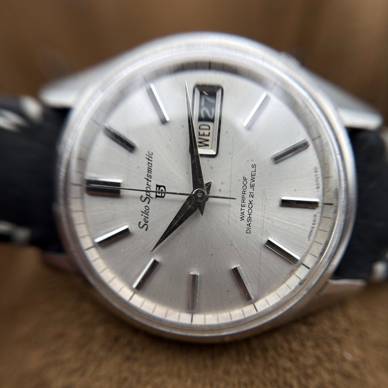 Seiko Seiko - Sportsmatic  霧月 (Kirizuki) – Mist Moon - No Reserve Price - 6619-8050 - Men - 1965 vintage watch - image 21