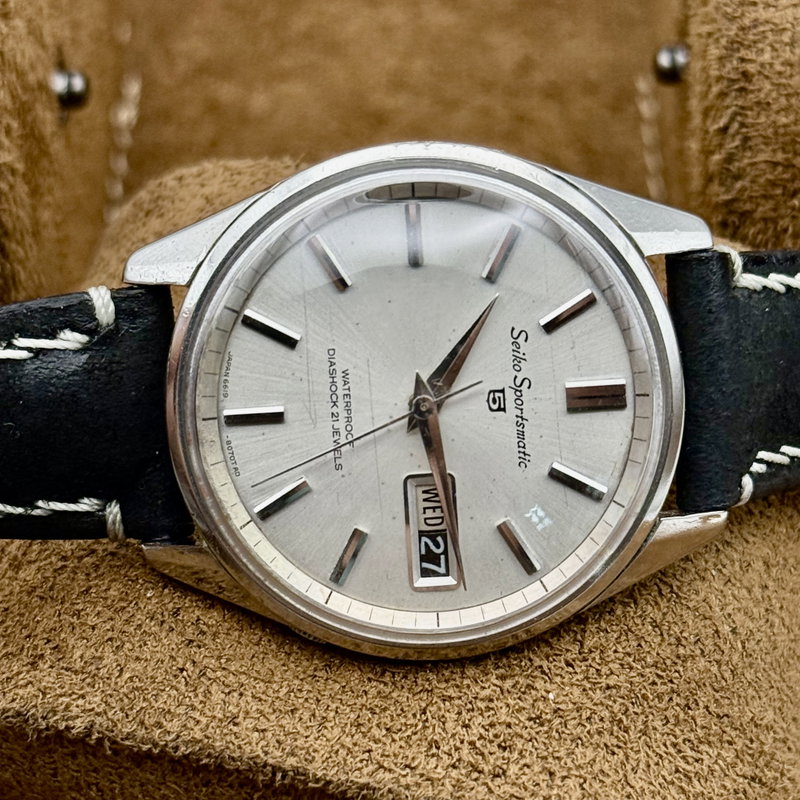 Seiko Seiko - Sportsmatic  霧月 (Kirizuki) – Mist Moon - No Reserve Price - 6619-8050 - Men - 1965 vintage watch - image 23