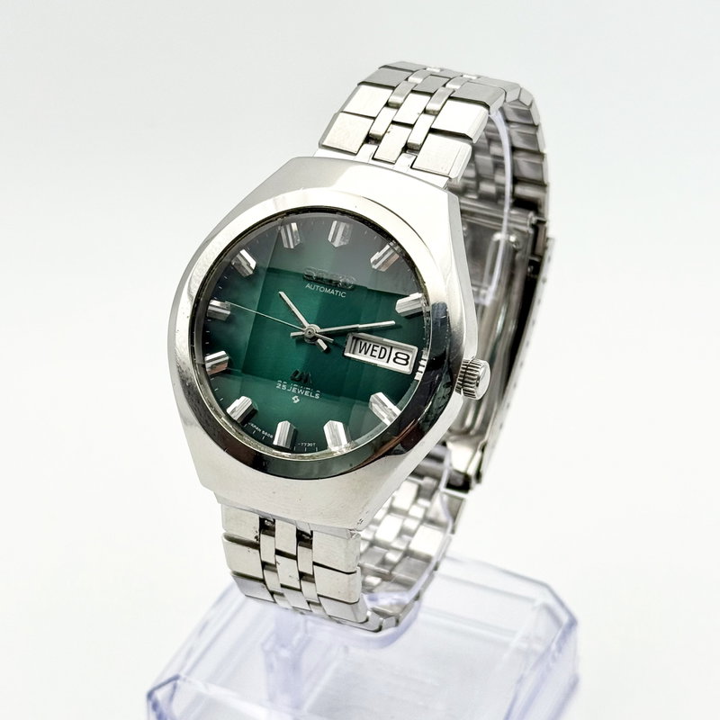 Seiko Seiko - LM "Gradient Green Sunburst" 典麗 (Tenrei) – Classic Grace - No Reserve Price - 5606-7360 - Men - 1975 vintage watch - image 3