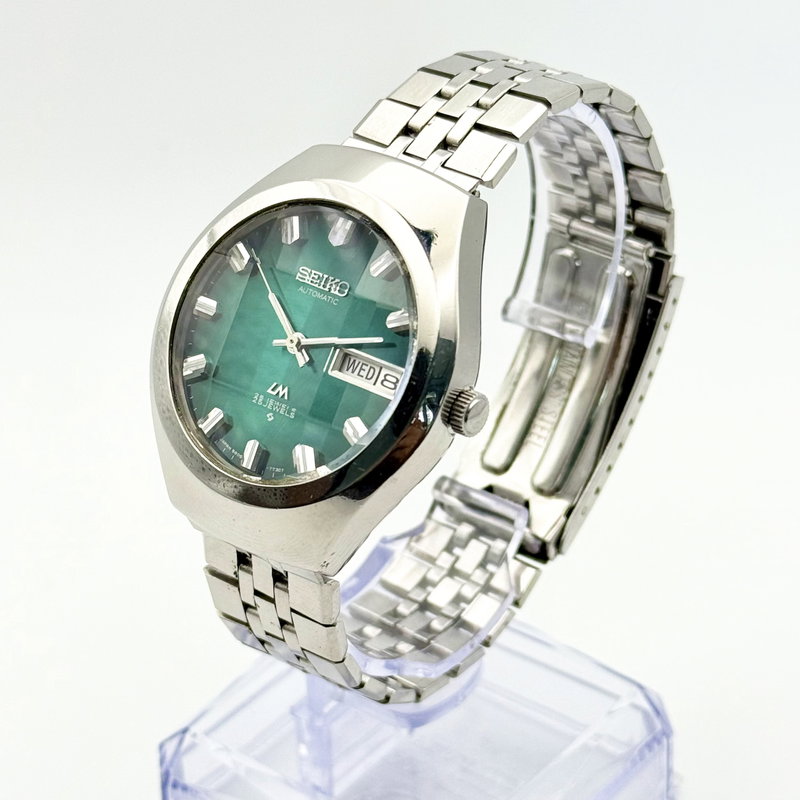 Seiko Seiko - LM "Gradient Green Sunburst" 典麗 (Tenrei) – Classic Grace - No Reserve Price - 5606-7360 - Men - 1975 vintage watch - image 4