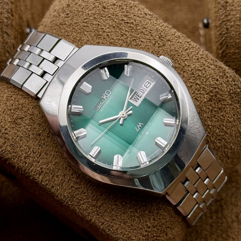 Seiko Seiko - LM "Gradient Green Sunburst" 典麗 (Tenrei) – Classic Grace - No Reserve Price - 5606-7360 - Men - 1975 vintage watch - image 2