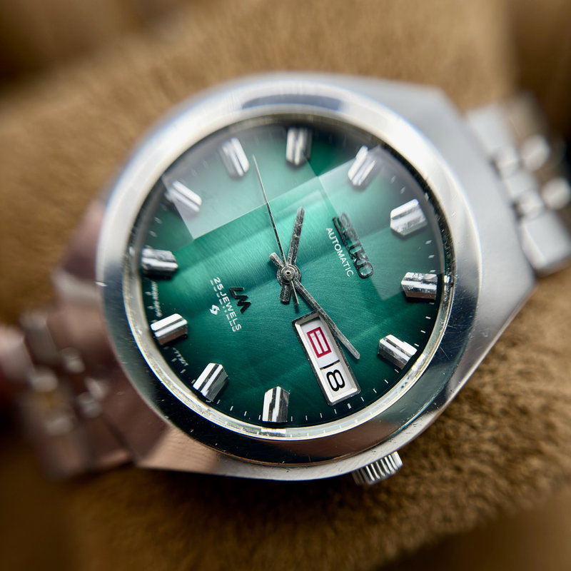 Seiko Seiko - LM "Gradient Green Sunburst" 典麗 (Tenrei) – Classic Grace - No Reserve Price - 5606-7360 - Men - 1975 vintage watch - image 17