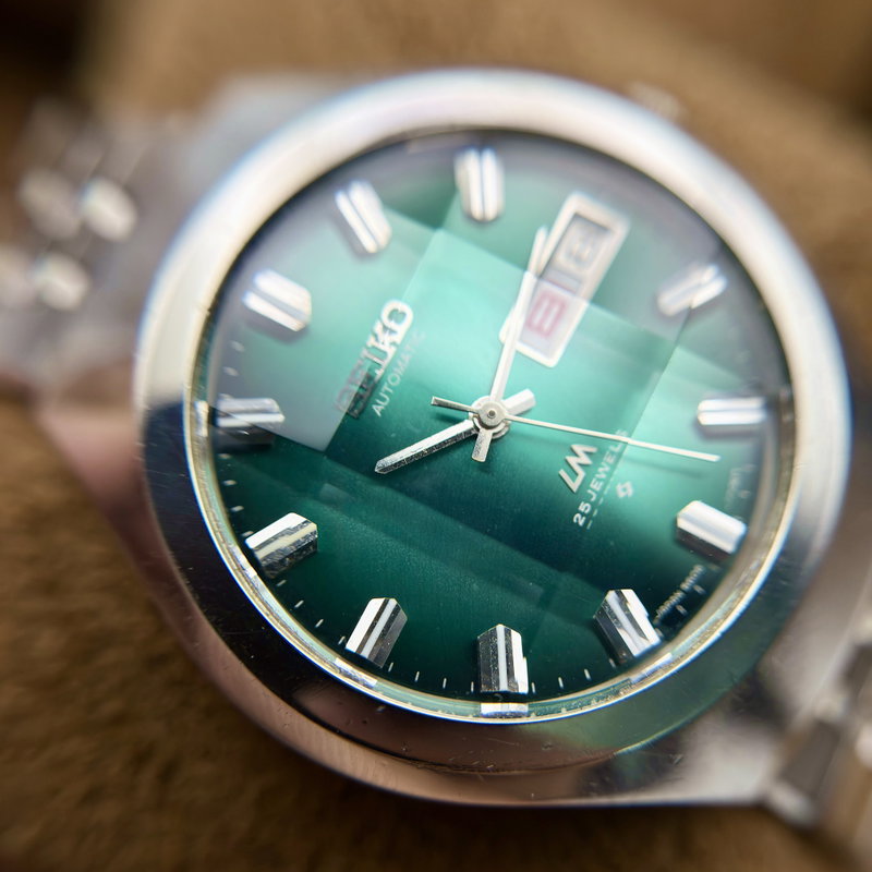 Seiko Seiko - LM "Gradient Green Sunburst" 典麗 (Tenrei) – Classic Grace - No Reserve Price - 5606-7360 - Men - 1975 vintage watch - image 22