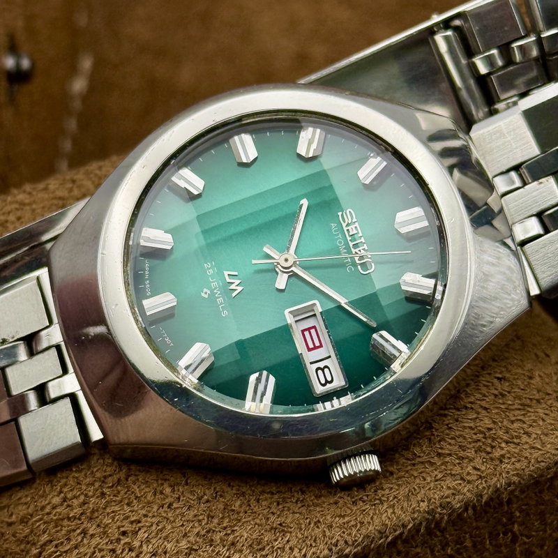 Seiko Seiko - LM "Gradient Green Sunburst" 典麗 (Tenrei) – Classic Grace - No Reserve Price - 5606-7360 - Men - 1975 vintage watch - image 25