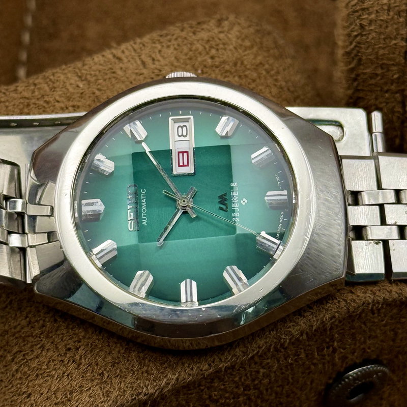 Seiko Seiko - LM "Gradient Green Sunburst" 典麗 (Tenrei) – Classic Grace - No Reserve Price - 5606-7360 - Men - 1975 vintage watch - image 26
