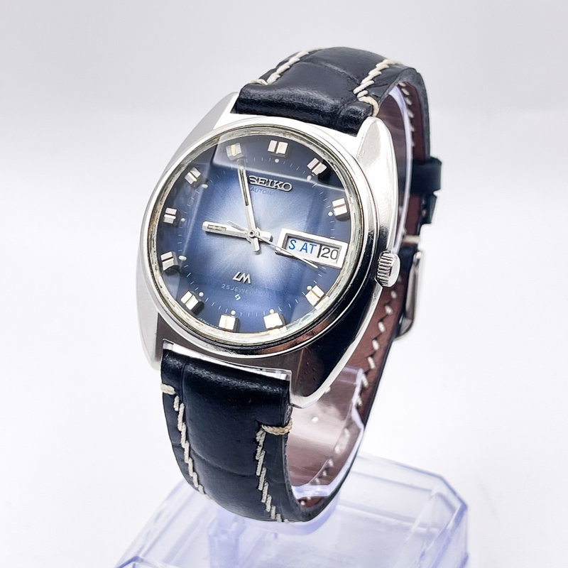 Seiko Seiko - LM "Gradient Blue Sunburst" [Near-Mint] 輝心 – Kishin – Radiant Core - No Reserve Price - 5606-7230 - Men - 1972 vintage watch - image 1