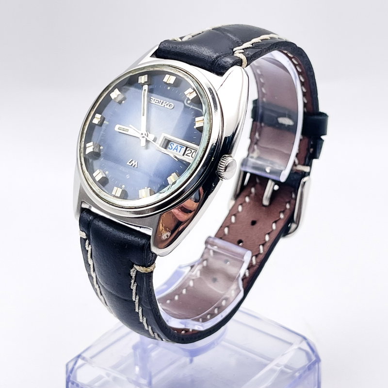 Seiko Seiko - LM "Gradient Blue Sunburst" [Near-Mint] 輝心 – Kishin – Radiant Core - No Reserve Price - 5606-7230 - Men - 1972 vintage watch - image 17