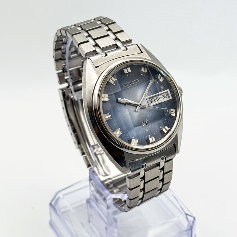 Seiko Seiko - Lord Matic "Gradient Blue Sunburst" 空律 (Kūritsu) – Sky Rhythm - No Reserve Price - 5606-7230 - Men - 1973 vintage watch - image 4