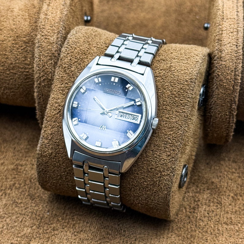 Seiko Seiko - Lord Matic "Gradient Blue Sunburst" 空律 (Kūritsu) – Sky Rhythm - No Reserve Price - 5606-7230 - Men - 1973 vintage watch - image 10