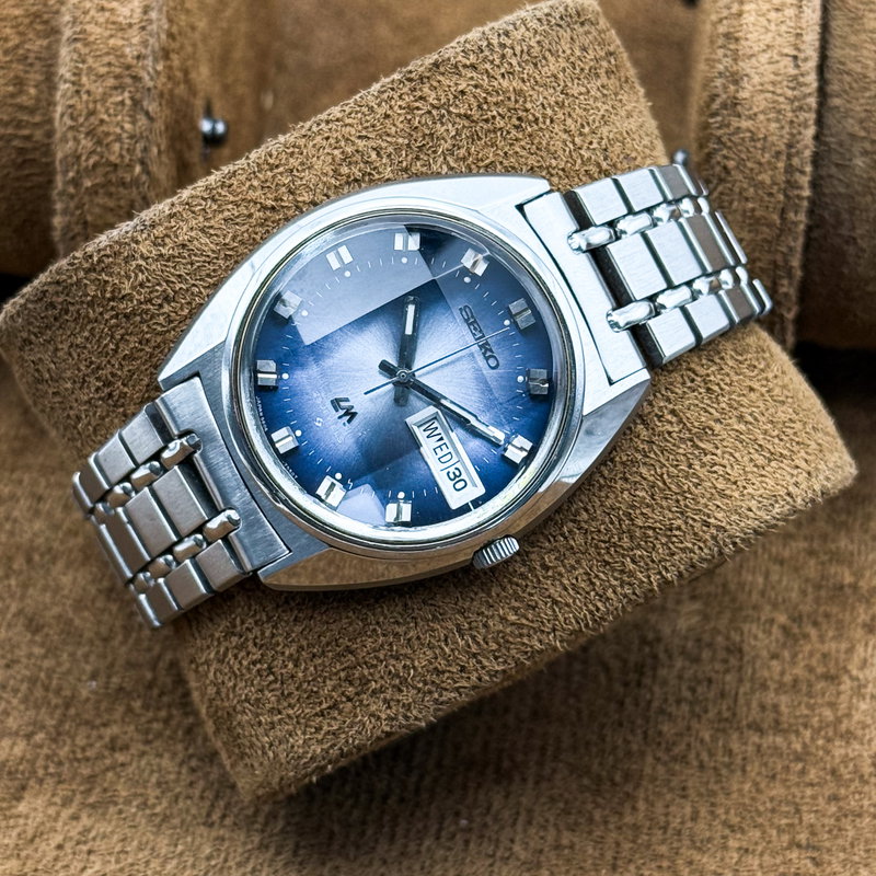 Seiko Seiko - Lord Matic "Gradient Blue Sunburst" 空律 (Kūritsu) – Sky Rhythm - No Reserve Price - 5606-7230 - Men - 1973 vintage watch - image 13