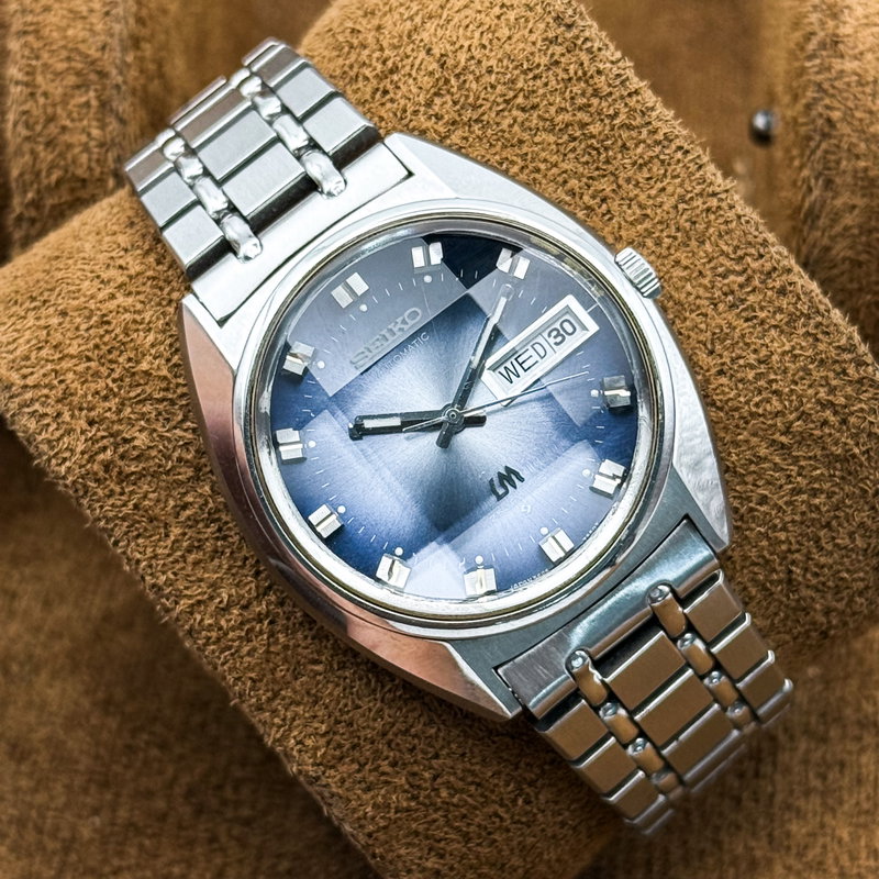 Seiko Seiko - Lord Matic "Gradient Blue Sunburst" 空律 (Kūritsu) – Sky Rhythm - No Reserve Price - 5606-7230 - Men - 1973 vintage watch - image 15