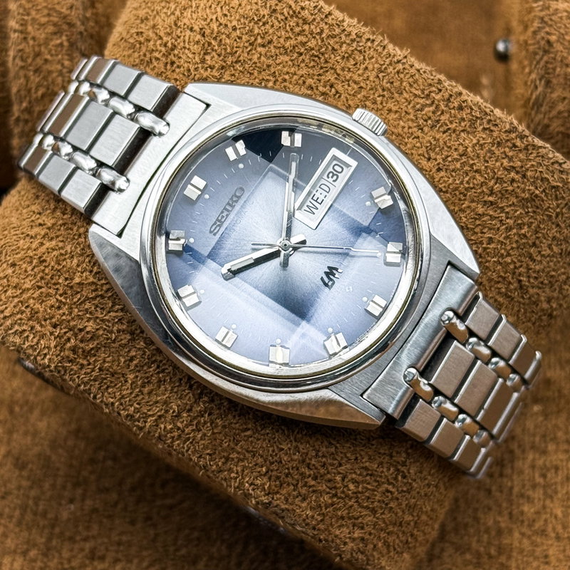 Seiko Seiko - Lord Matic "Gradient Blue Sunburst" 空律 (Kūritsu) – Sky Rhythm - No Reserve Price - 5606-7230 - Men - 1973 vintage watch - image 16