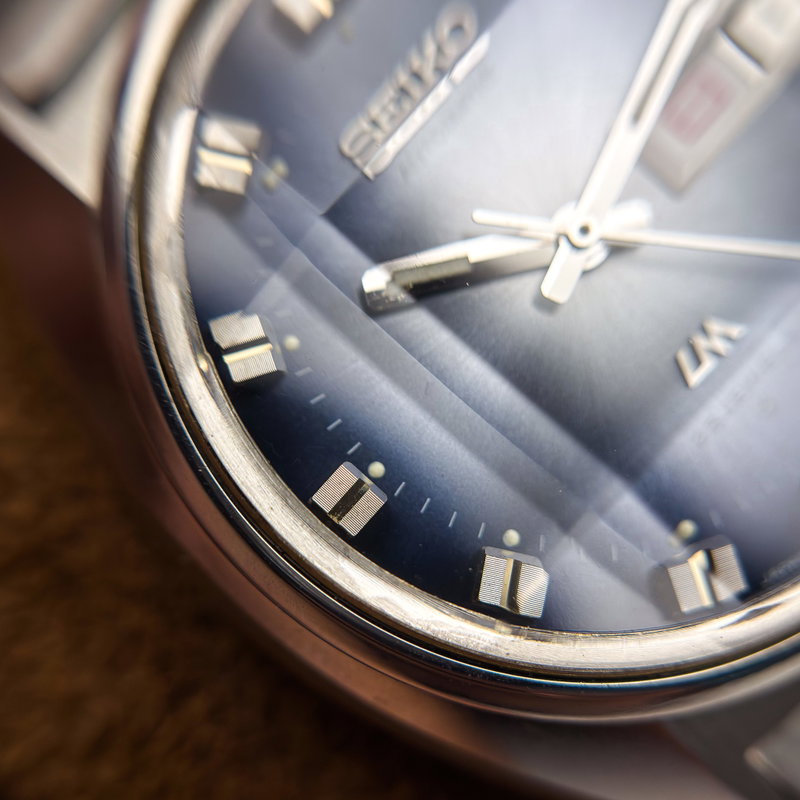Seiko Seiko - Lord Matic "Gradient Blue Sunburst" 空律 (Kūritsu) – Sky Rhythm - No Reserve Price - 5606-7230 - Men - 1973 vintage watch - image 24