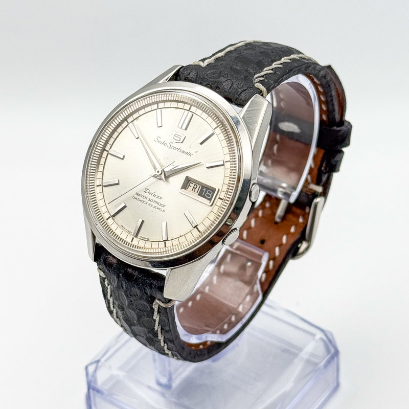 Seiko Seiko - Sportsmatic Deluxe 直輪 (Chokurin) – Straight Circle - No reserve price - 7606-7000 - Men - 1965 vintage watch - image 3